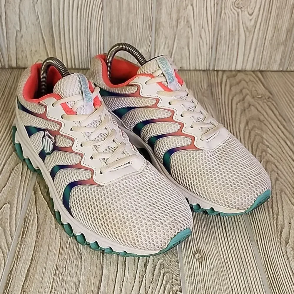 K-Swiss White Tubes Athletic Sneakers Womens Size 9.5